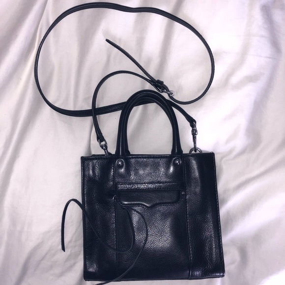 Rebecca Minkoff Handbags - Black Rebecca Minkoff Small MAB Side Zip Satchel